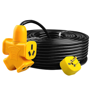 National standard 2-core cable outdoor anti-freeze and waterproof sheathed wire 2.5 4 1.5 square meters household power cord soft wire national standard two-core black wire 2.5 square meters 10 meters