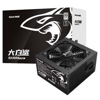 长城（GreatWall）大白鲨电脑电源台式机静音游戏电源 80PLUS白牌认证/ATX3.0 大白鲨650S白牌（额定650W）