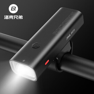 Rock brothers bicycle light night riding bright flashlight type-c rechargeable headlight rainproof cycling equipment rhl800