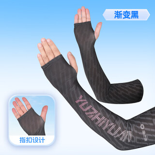 Yuzhiyuan's new fishing hat equipment ice silk protective mask luya summer fishing equipment ice feeling ice sleeves - gradient gray