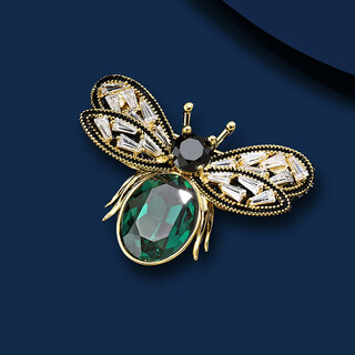 Marco bizzarri bee brooch high-end women exquisite luxury temperament bee cute girl corsage anti-exposure pin birthday gift valentine's day gift for girlfriend and wife birthday gift