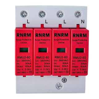 Surge lightning protector 220v2p secondary surge module 4p40ka60ka380v red 80ka x 1p