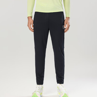 Macondo (macondo) running knitted velvet trousers 7th generation autumn and winter warm and can hold mobile phone running training moisture-wicking sports pants black-men 3xl men's style