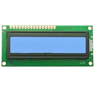 Ouhuayuan jxd1601a lcd screen 1601 character lcd module monochrome display module gray screen blue text 3.3v