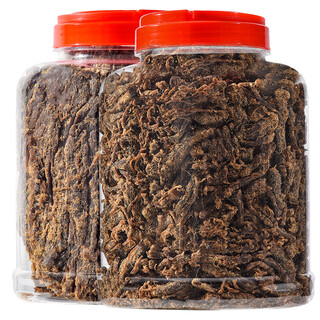 海休香辣原味手撕鸡肉丝高烤鸡胸肉蛋白减低耐嚼卡脂即食健身辅助零食 香辣味+五香味 440g 混合装2袋装