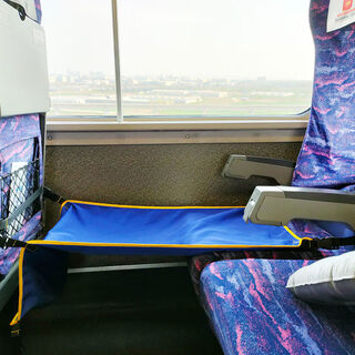 Baby inflatable bed, baby and children's car mattress, car rear seat, high-speed rail plane, traveling sleeping tool with baby, travel children's hammock (high-speed rail plane)