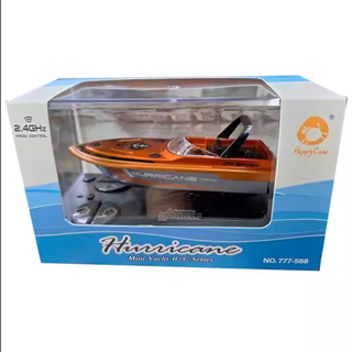 Remote control mini submarine speed submarine ship warship model fish tank submersible underwater electric children's water toy orange speed boat standard delivery battery + screwdriver