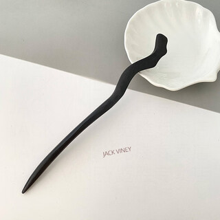 Jack viney imitation wood ancient style hairpin simple modern wooden hairpin daily hairstyle wood birthday gift girlfriend k lw1# nanzhi