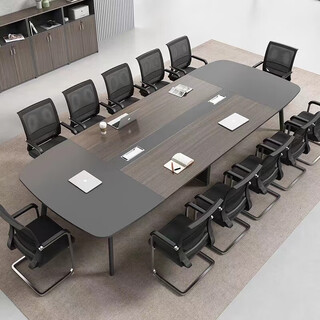 Zimuyaju conference table long table simple modern office reception table training table large and small conference room office desk and chair combination 1.6m*0.8m conference table