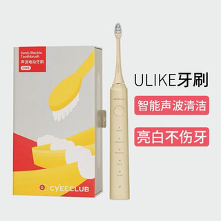 Ulike extremely cute sonic electric toothbrush careup massage pillow hydration oxygen meter led cosmetic mirror disinfection box combination toothbrush with base + 1 original brush head