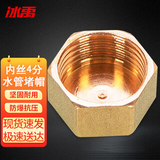 Bingyu byaf-556 plug, water pipe plug, pipe plug, copper plug, inner wire 4-point plug (4 pieces/piece)