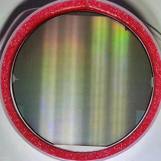 Crystal cpu wafer wafer photolithography integrated circuit chip semiconductor silicon wafer teaching science test six inches 11 free acrylic bracket