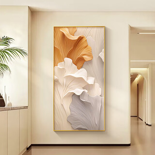 Long time no see home daye entrance hall decorative painting modern simple entrance corridor aisle mural abstract art hanging painting