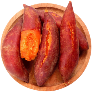 Hengtaifengyuan fresh sweet potatoes freshly digged sweet potatoes sand sweet potatoes red sweet potatoes fresh vegetable oily sweet potatoes 5jin jin equals 0.5kg fresh sweet potatoes