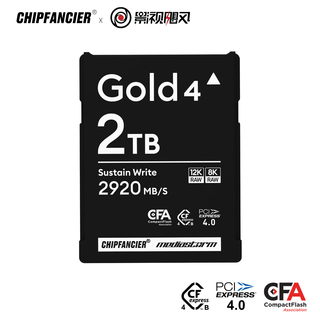 CHIPFANCIER新品 CFB4.0 CFEXPRESS Type B 金版4.0存储卡 影视飓风联名 2TB 存储卡