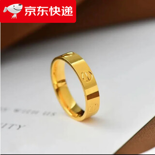 Dl 1998 fat donglai same style sand gold ring special offer classic kaga couple ring ins light luxury fashion ring no. 10 weight 160-200jin jin is equal to 0.5 kg