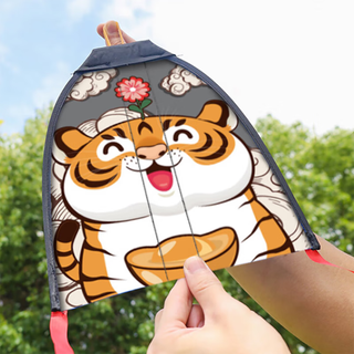 缔羽 儿童玩具拇指弹射风筝宝宝滑翔小风筝男女孩易便携弹力户外玩具 弹射风筝-随机款