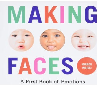 现货 英文原版 宝宝做鬼脸 情绪认知纸板书 低幼启蒙 Making Faces: A First Book of Emotions
