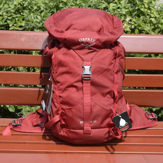 Osprey kitty 34l outdoor backpack mountaineering bag hiking sports 22l travel backpack 30l comes with rain cover 34l red