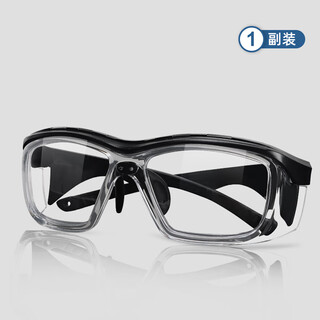 Anti-fog goggles, insect-proof cycling goggles, dust protective glasses, windproof glasses, experimental labor protection transparent glasses, transparent black legs + glasses bag, glasses cloth