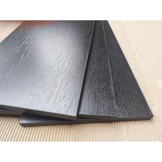 Custom size solid wood partition wall shelf one-word board custom-made black gray wood color 80*40*1.8cm black multi-layer board