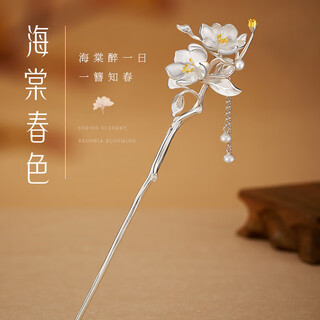 Enchanting cat new chinese style hairpin, ancient style hairpin, hairpin, hairpin, hairpin, ladies birthday gift, practical for girls, begonia spring hairpin, gift box
