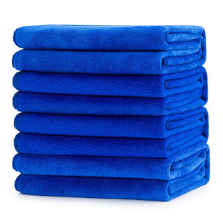 Meijia diary rags, cleaning cloths, large car cleaning towels, glass cleaning towels, absorbent cloths, housework cleaning oil and dishwashing cloths, large blue rags, 20 pack