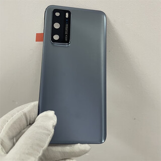 Suitable for huawei p40 original disassembly back cover p40pro original glass back screen mobile phone battery case p40 frost silver original disassembly 99 new installation seamless
