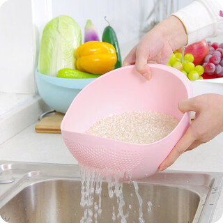 Jidaocook rice washing machine rice basket household kitchen rice washing sieve rice washing basin vegetable and fruit basket drain water washing basin nordic powder