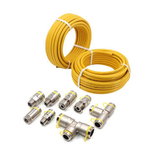 Japan's hitachi hulu brand stainless steel gas pipe natural gas bellows gas pipeline shanghai pipe fittings zone