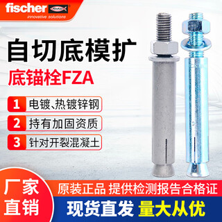 Yaoyang fischer mold bottom expansion anchor fza m8 m12m16 original imported rear bottom expansion mechanical anchor high strength bolt fza 22*125 m16/66