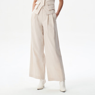 Iro night lyocell suit trousers high waist wide leg french light luxury 24 spring new model qianmi xing s