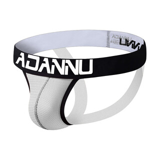 Adano translucent sexy men's thong mesh low-waist temptation underwear macho sexy t-pants ad139 white l