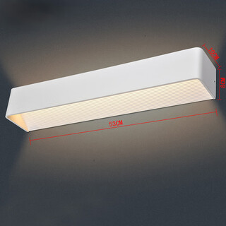 Yichen customized led aluminum wall lamp hanting 7 days hotel bedside lamp living room tv wall corridor aisle stairwell bedroom white 53cm warm light 18w