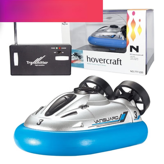 Gund遥控潜水艇快潜艇船军舰模型鱼缸可潜水水下电动儿童带摄像头 蓝色气垫艇 标配+电池+螺丝刀