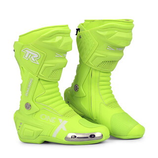 Tr motorcycle riding boots anti-fall competitive racing shoes for men and women tiger road rally track rider shoes four seasons x-one green 41