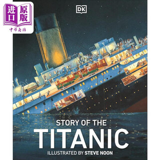 Dk story of the titanic original english version children's popular science picture book humanities encyclopedia historical knowledge picture story book hardcover imported book