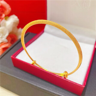 Quamer old phoenix gold store vietnamese sand gold solid frosted bracelet fashionable gold-plated adjustable imitation gold fake gold for a long time