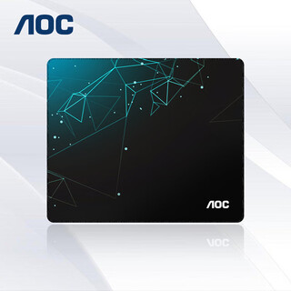 Aoc esports game office mouse pad small and medium size 300*250*3mm office keyboard computer desk pad m102/93 geometric blue black
