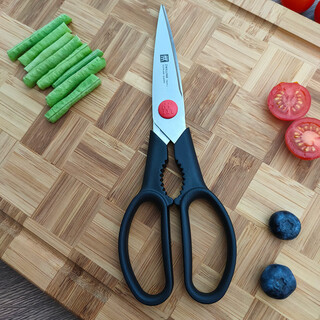 双立人（ZWILLING）红点系列不锈钢多功能剪刀厨房家用剪骨头刀具鸡骨剪子德国进口 纸盒装新款