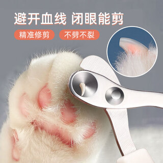 Huanpet.com cat nail scissors, cat nail clippers, cat claw scissors, pet nail clippers, kitten and kitten anti-shear blood line special artifact
