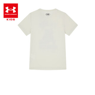 Under armor children's clothing round neck short-sleeved t-shirt children's sports breathable t-shirt round neck short-sleeved boys' baseball uniform top brown 160