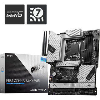 微星Z790 系列主板WIFI 支持12代13代14代 CPU处理器14900KF/12600KF PRO Z790-A MAX WIFI DDR5