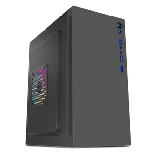 Evesky lingyue mini small case office home computer case business office brushed panel/support m-atx small and medium-sized motherboard/support backline/usb2.0 interface opportunity 005