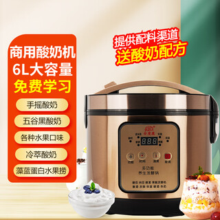 安质康（AN ZHI K） 酸奶机家用小型全自动6L大容量商用水果捞酸奶发酵机醪糟甜米酒机 6L容量