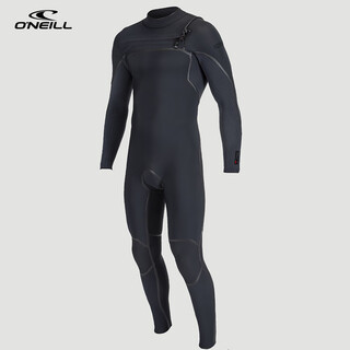 O neill surf suit chest zipper wetsuit hyperfreak fire3/2mm autumn and winter wet suit for men and women warm swimsuit black s