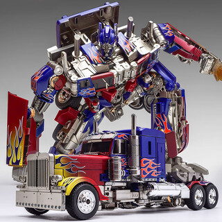 Kaka duck transformers 5 ss optimus prime toy transformation robot autobot alloy boy large birthday gift