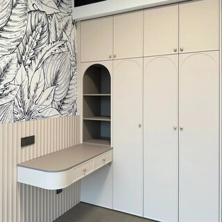 Eshangke beijing all-aluminum whole house furniture custom bookcase wardrobe overall sliding door modern simple aluminum alloy children's room environmental protection