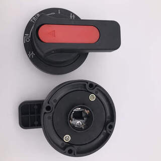 Mns gck low voltage pull-out switch distribution cabinet drawer panel handle 2b rotating small handle handle handle 2b 1b90mm chassis 78mm