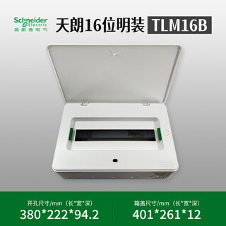 Schneider tianlang distribution box customized 16 concealed tla08b surface mounted tlm20b household pz30 strong power box complete set 16 circuit surface mounted
